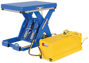 Electric/Hydraulic Shorty Scissor Table w/ 4,000-lbs Capacity